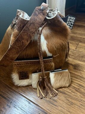 Holy Cow Couture Large Bucket Bag with Exclusive Matchtastic Set